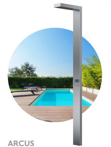 Arcus design buiten douche koud-warm ~