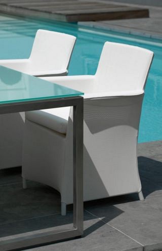 Barcelona Armchair White Aktie OP=OP