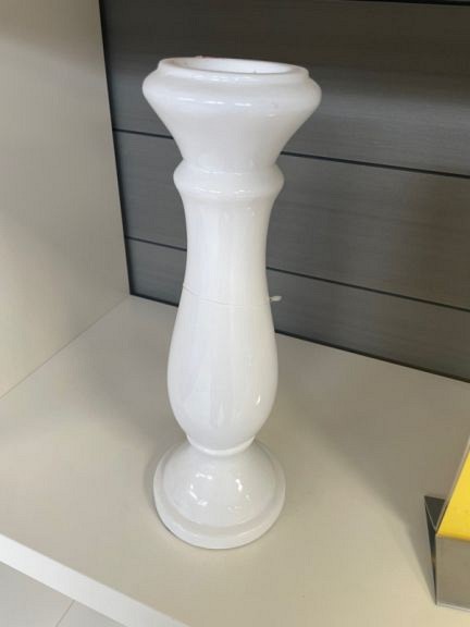 Pottery Pots Merry M Candle Holder Glossy White 35-12~