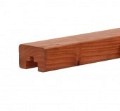 Douglas afdekkap t.b.v. Betowood schermen 4,5x7,0x220 cm. onbehandeld. ~