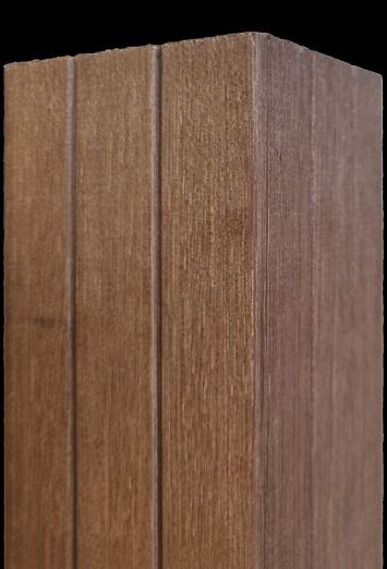 Bankirai 90x90 mm. V-groeven P510 Premium
