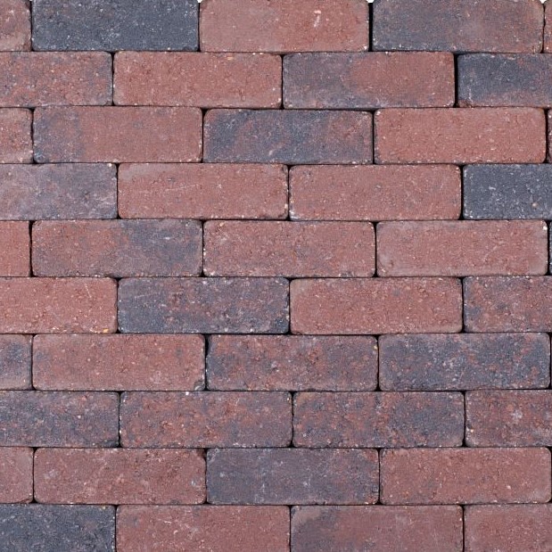 Trommelsteen bruin/zwart