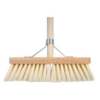 Bezem fiber incl. steel 120 cm ~