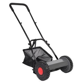 Handgrasmaaier 30cm met opvangbak 16L ~