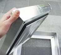 ACO Alupura waterdicht tegeldeksel 700x700x75 mm. ~