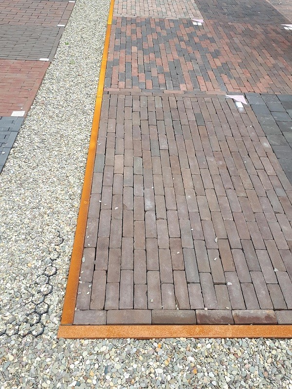 Opsluitband afdekker CorTen 200x6x6,5 cm. (uitlopend 2026) ~