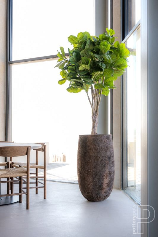 Pottery Pots kunstplant Ficus Lyrata XL Green ~