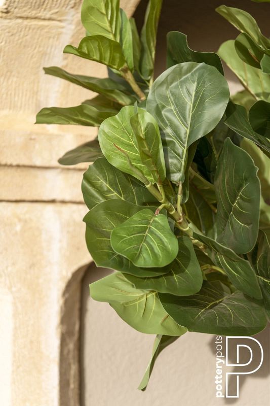 Pottery Pots kunstplant Ficus Lyrata XL Green ~