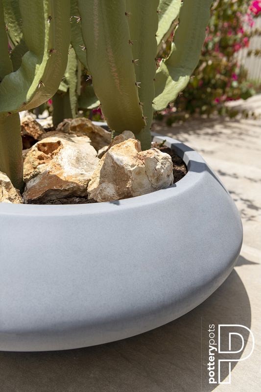 Pottery Pots plantenbak Tara L Grey hoogte: 30 diameter: 80~