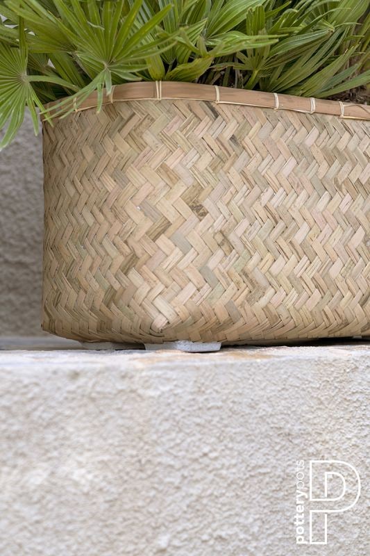 Pottery Pots plantenbak Rafi S Bamboo 60x30x31 cm ~