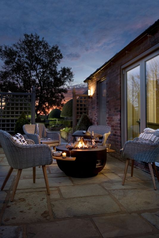 Bowl zwart 91x91x46cm~