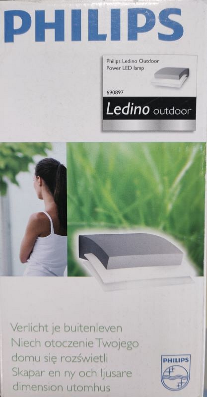 Philips Ledino grijs 9W Square Aktie OP=OP ~