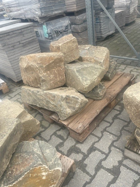 Ardenner Grès Stapelsteen 10-100kg los gestort ~
