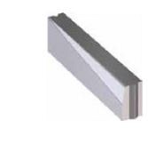 VERLOOP/TROTTOIRBAND 3/15x25-6/15x25x100 re grijs vis~