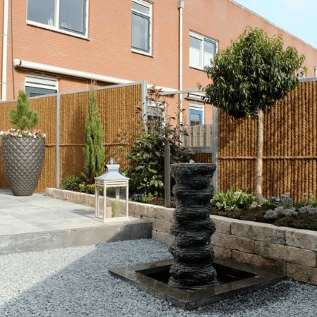 Kokowall GROOT tuinscherm ø32mm 200x200 BxH (let op deeltransport leverancier)~
