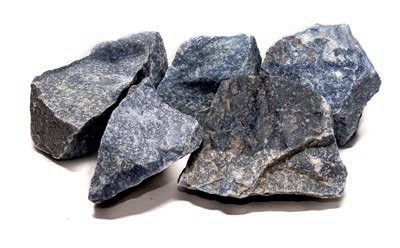 Half-Edelsteen Blauwkwarts ca. 1,5 kg (donkerblauwe aders) ~