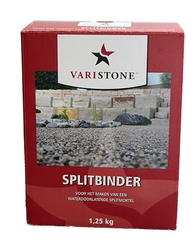 Varistone Splitbinder transparant 1,25 kg. set ~