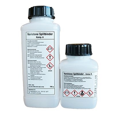 Varistone Splitbinder transparant 1,25 kg. set ~