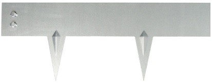 Multi-Edge Metal zwart gecoat 100x27,5 cm. 1,5 mm. dikte ~