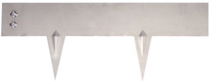 Multi-Edge Metal RVS 100x17,5 cm. 1,5 mm. dikte ~