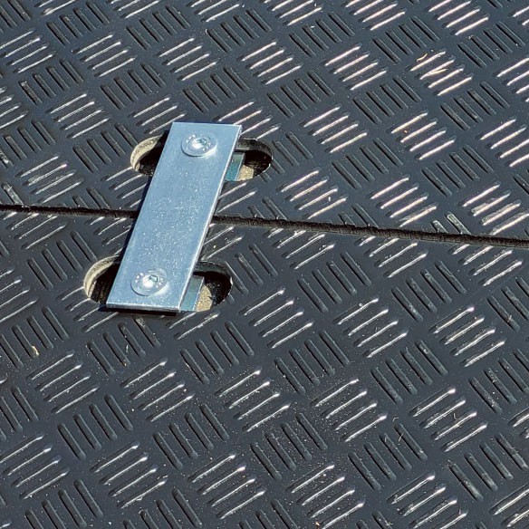 Verhuur koppelstuk rijplaten per set ~