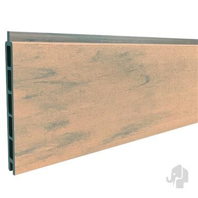 WPC-duo-bruin FSC lamel "Mix&Match" 20x141x1800mm 2st/set in krimpfolie bc ~