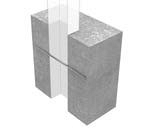 Luxxout pergola betonfundering profiel 100x100 mm. ~