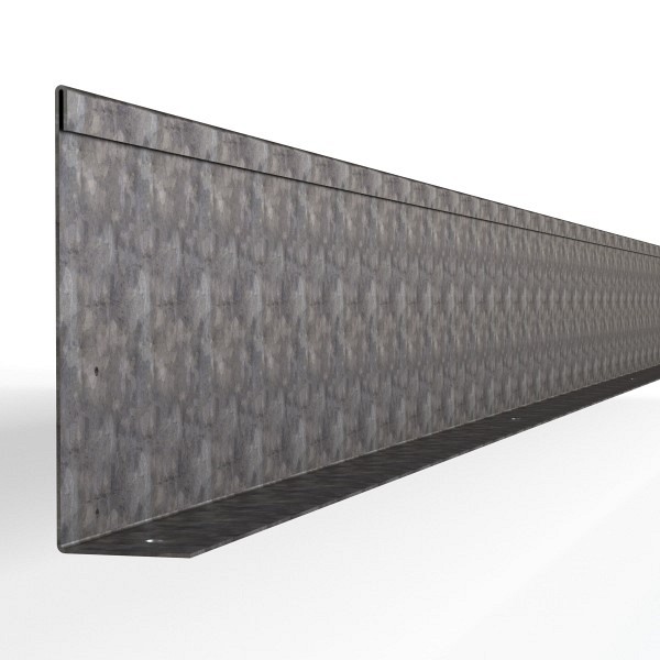 Verzinkte kantopsluiting Single met voet