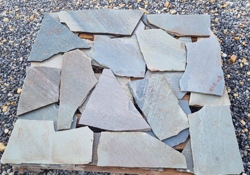 Brazil Green flagstones 2,5-4 cm. OP=OP