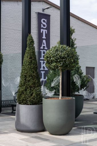 Pottery Pots plantenbak Jumbo Patt XS Grey ø73x61 cm ~