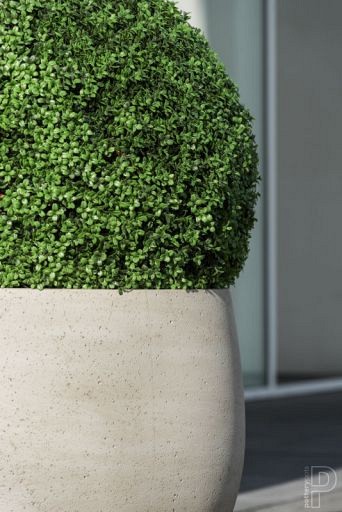 Pottery Pots plantenbak Mini Orb S Grey Washed ø18x15 cm ~