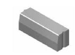 TRO 28/30x36x100 grijs vis K ~