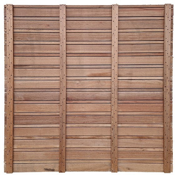 Keruing scherm 180x180 cm. 52 Rhombus variabel Premium ~