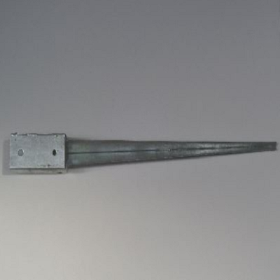 Paalhouder grondpen 71x71x750mm 2,0mm