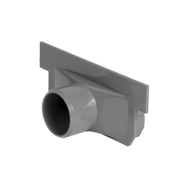 Connecto 100 PVC eindstuk/uitlaatstuk d40 (grijs) - NAH773 ~