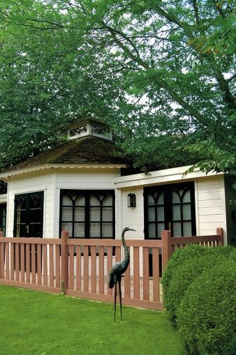 Keruing Premium massief hek 22 110x180 cm. ~