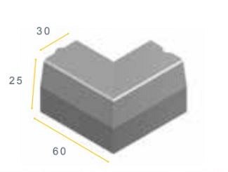 TROHS* 28/30x25 90u grijs vis ~