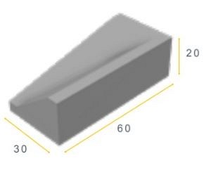 INVINRB 13/15 20/10x60x30 re grijs vis ~