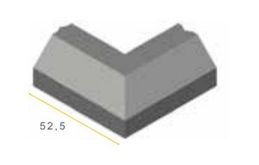 RWSHS 11,5/22,5x20x52,5 90u grijs vis ~