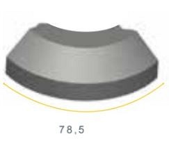 RWSB 11,5/22,5x25x78,5 1u grijs vis ~