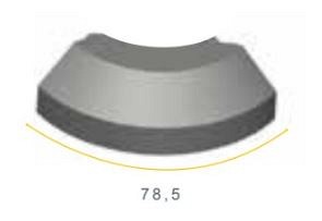 GELB 5/20x25x78,5 5u grijs vis ~