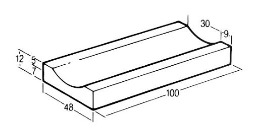 MOLG 48-12-100 uithol 4-30 grijs ~