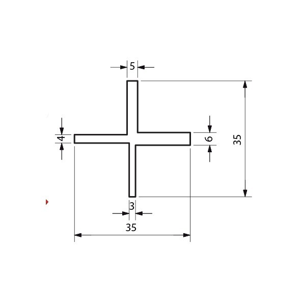 Cobra Deck afstandhouder dikte 3-4-5-6 mm 8 stuks per set (uitlopend 2025) ~