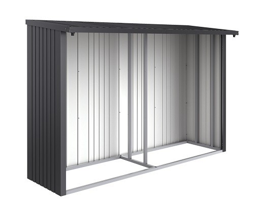 Achterwand voor WS 300 donkergrijs metallic ~