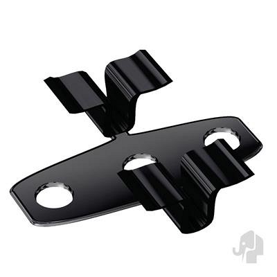 RVS clip 500 stuks in zak  (tbv DuoWood decking) incl. schroeven [zwart] bc ~