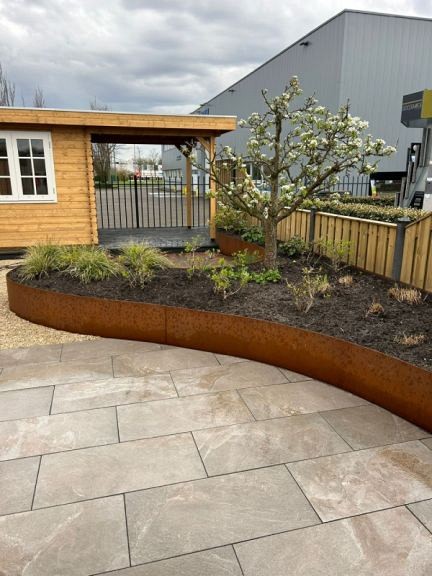 CorTen borderpaneel flex