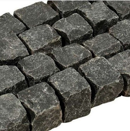 Kinderkop Turks basalt zwart 11x8 (in BB) 4.7 M2/T (= ca. 200kg/m2)~
