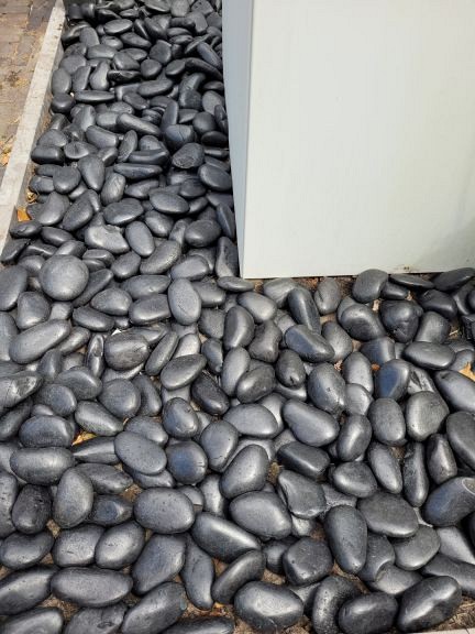 Beach Pebbles Deep Black