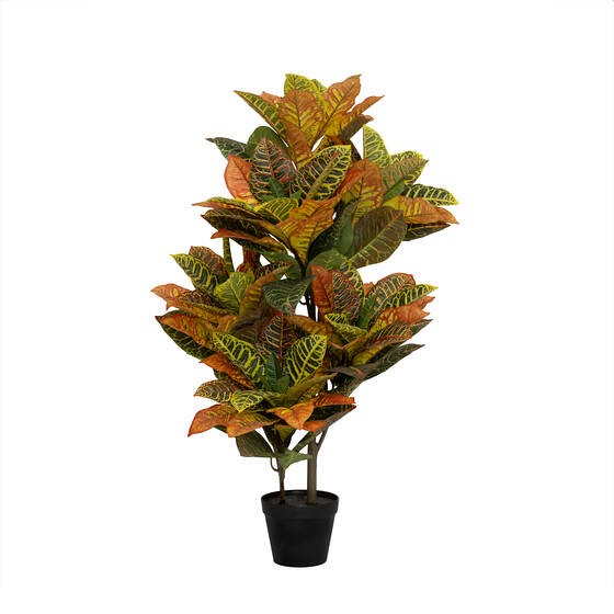Pottery Pots kunstplant Codiaeum S Green H=80 cm.