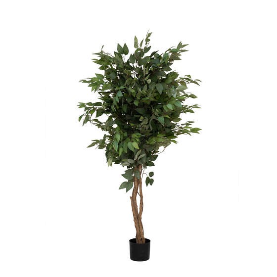 Pottery Pots kunstplant Ficus tree S Green H=120 cm.